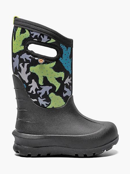 BOGS Boots Deutschland - Neo-Classic Bigfoot Winterstiefel Kinder Schwarz Multi DE34289